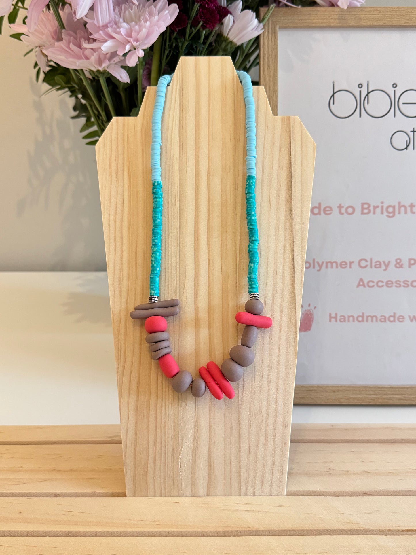 Bubble Pop - Handmade Polymer Clay Necklace