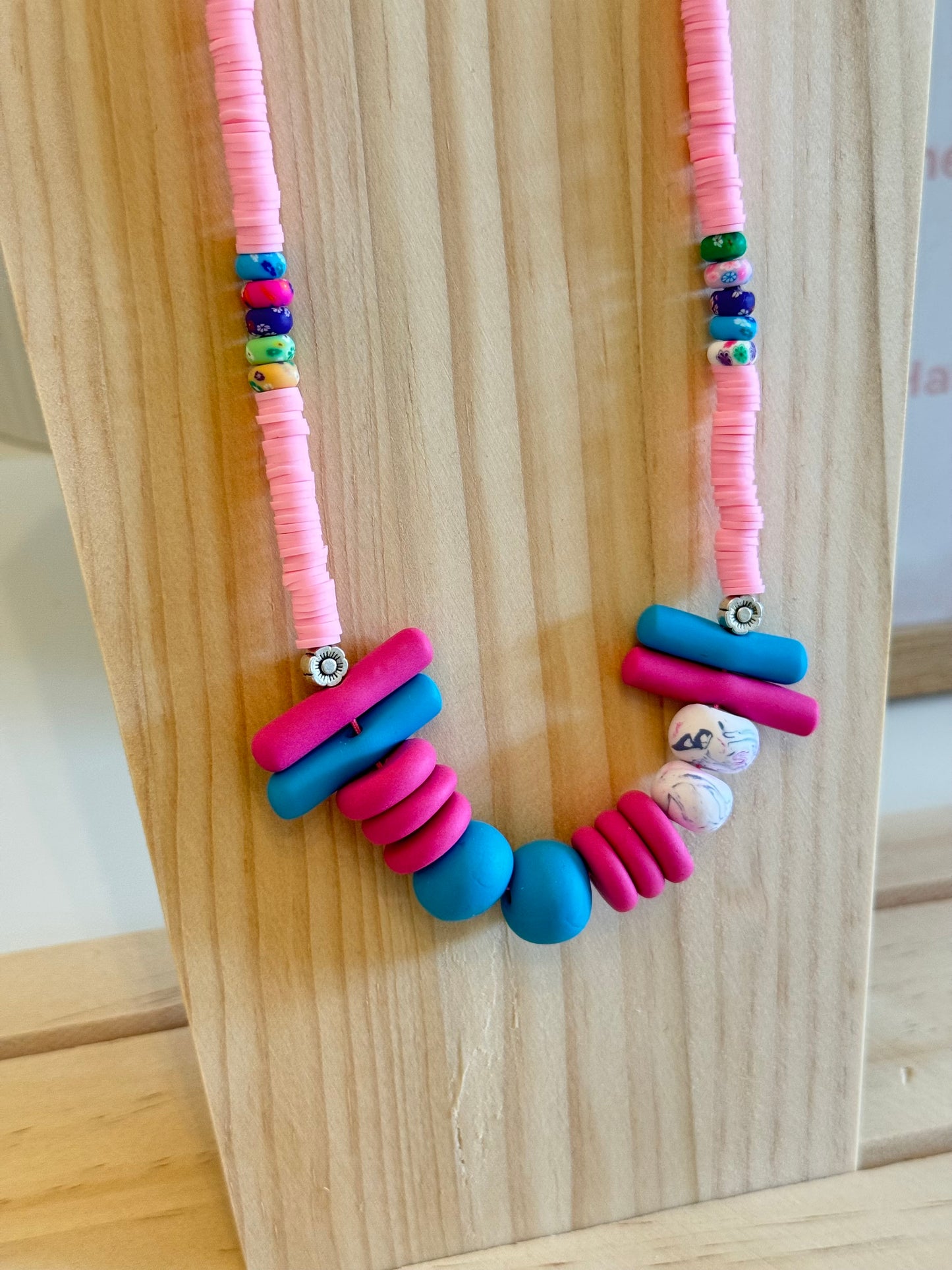 Berry Crush - Handmade Polymer Clay Necklace