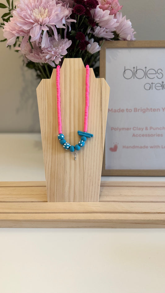 Lollipop Lane - Handmade Polymer Clay Necklace