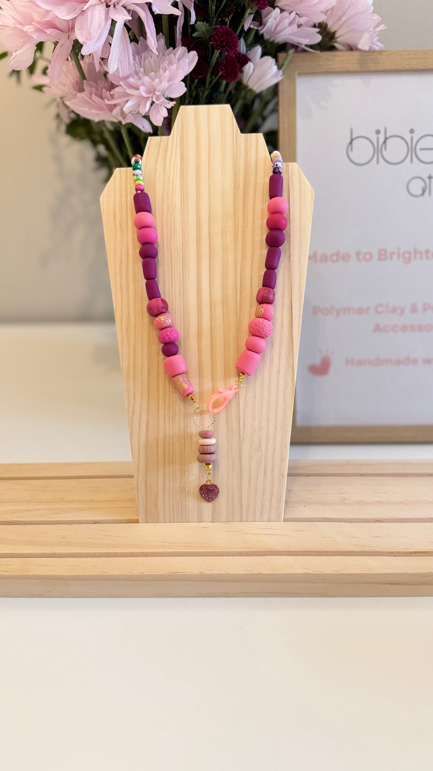 Feel Good Beads - Handmade Polymer Clay Necklace