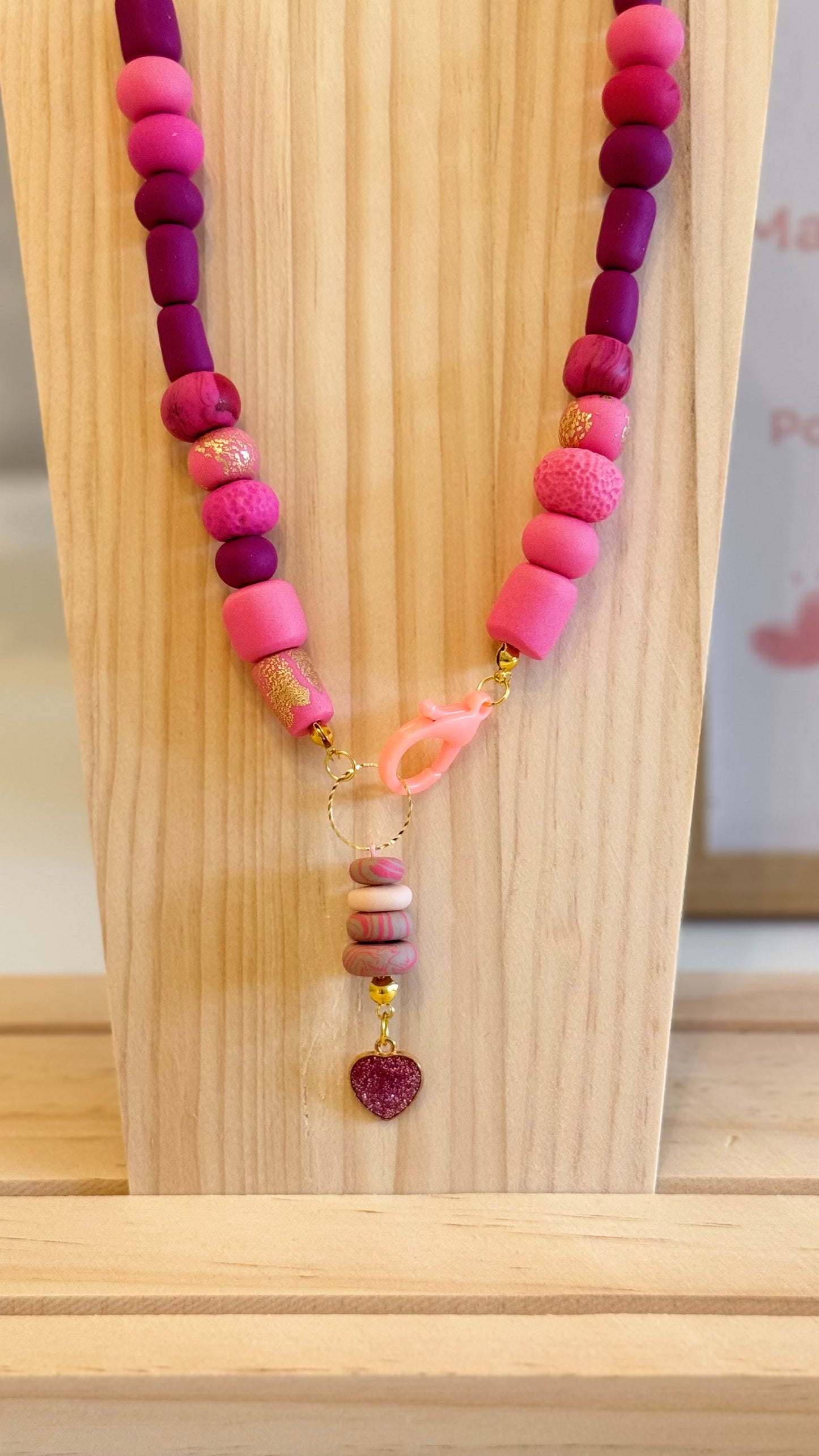 Feel Good Beads - Handmade Polymer Clay Necklace