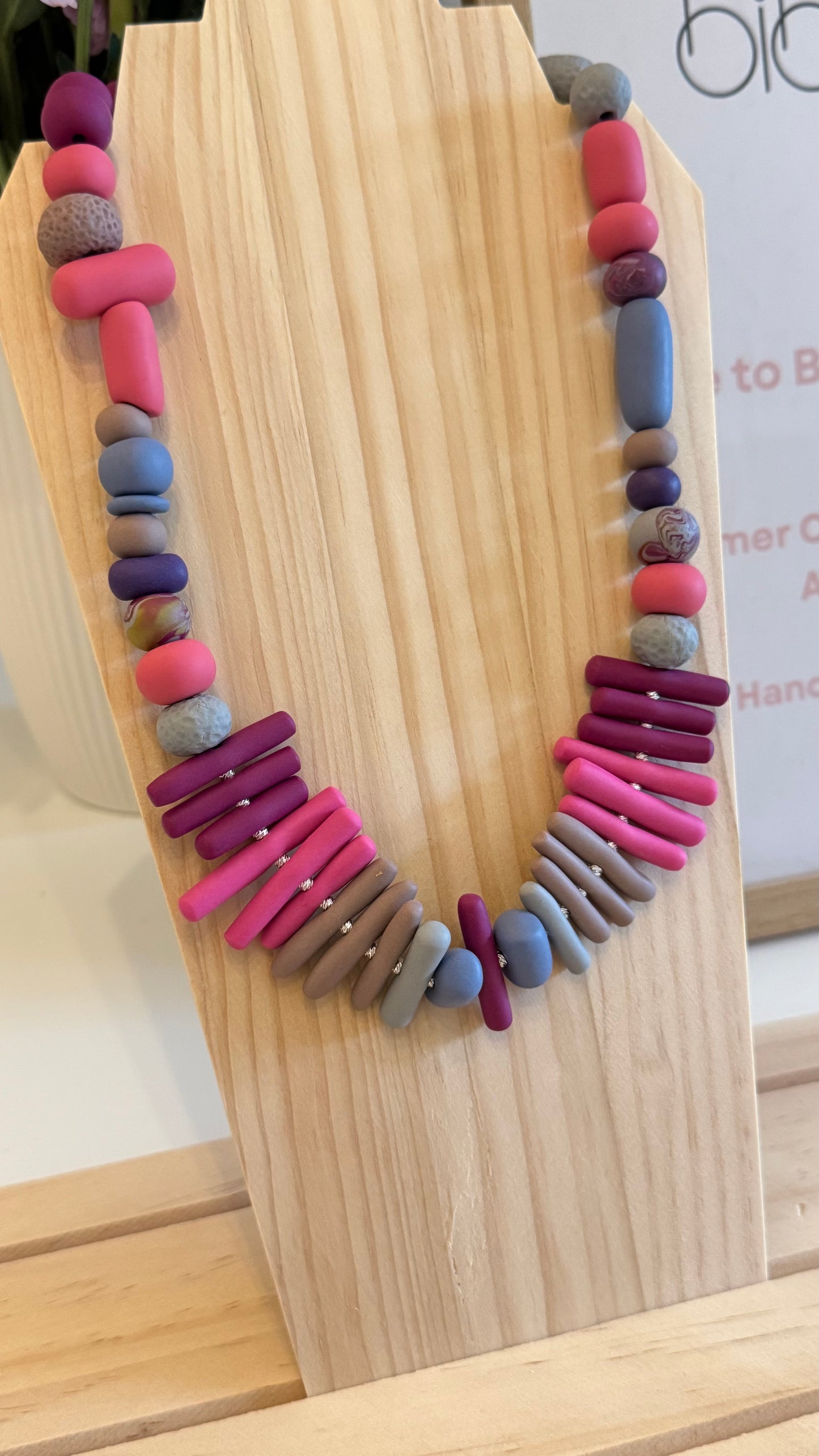 Jelly Sky - Handmade Polymer Clay Necklace