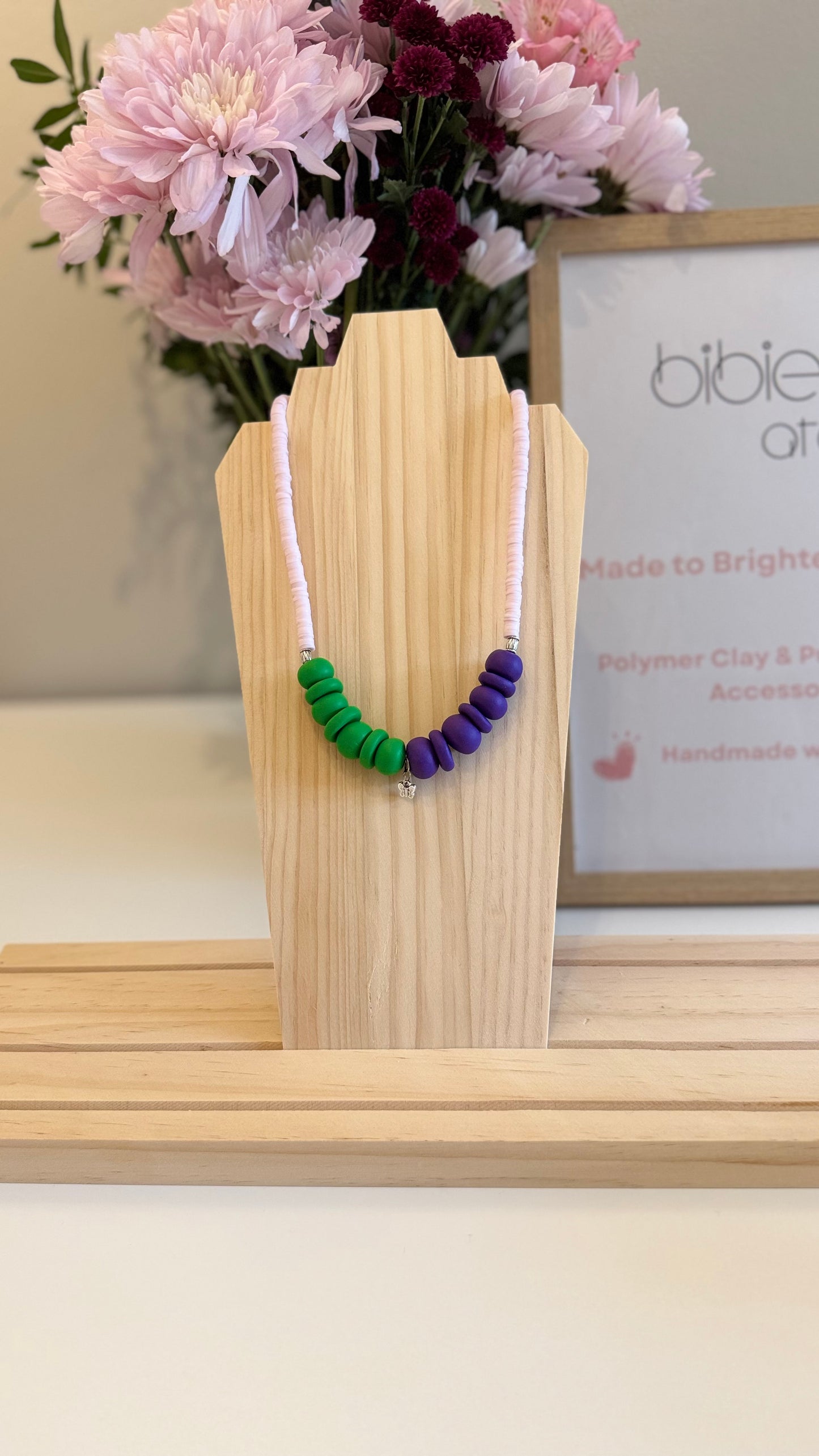 Soho Sunday - Handmade Polymer Clay Necklace