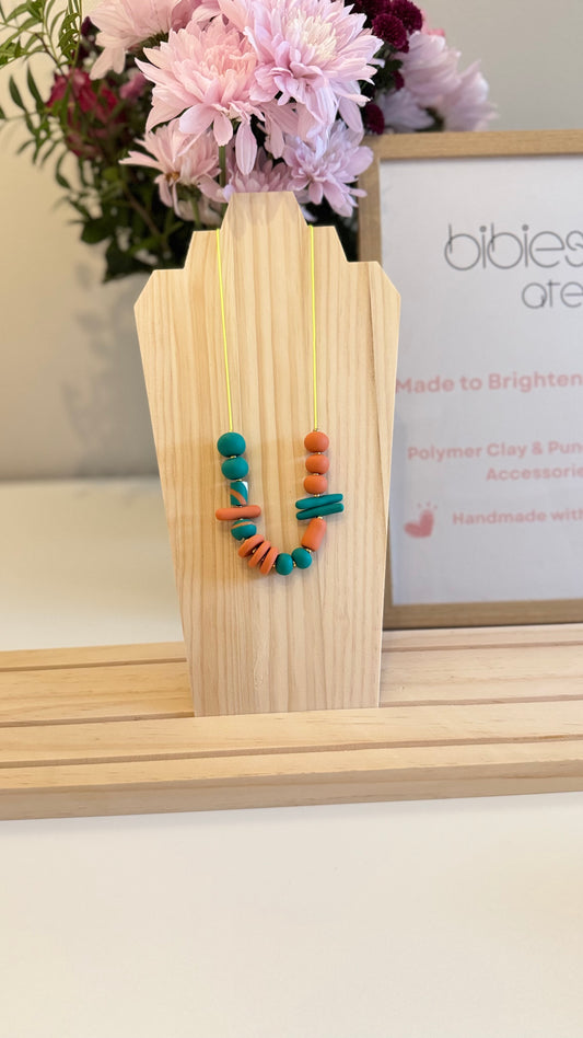 Hampstead Haze - Handmade Polymer Clay Necklace