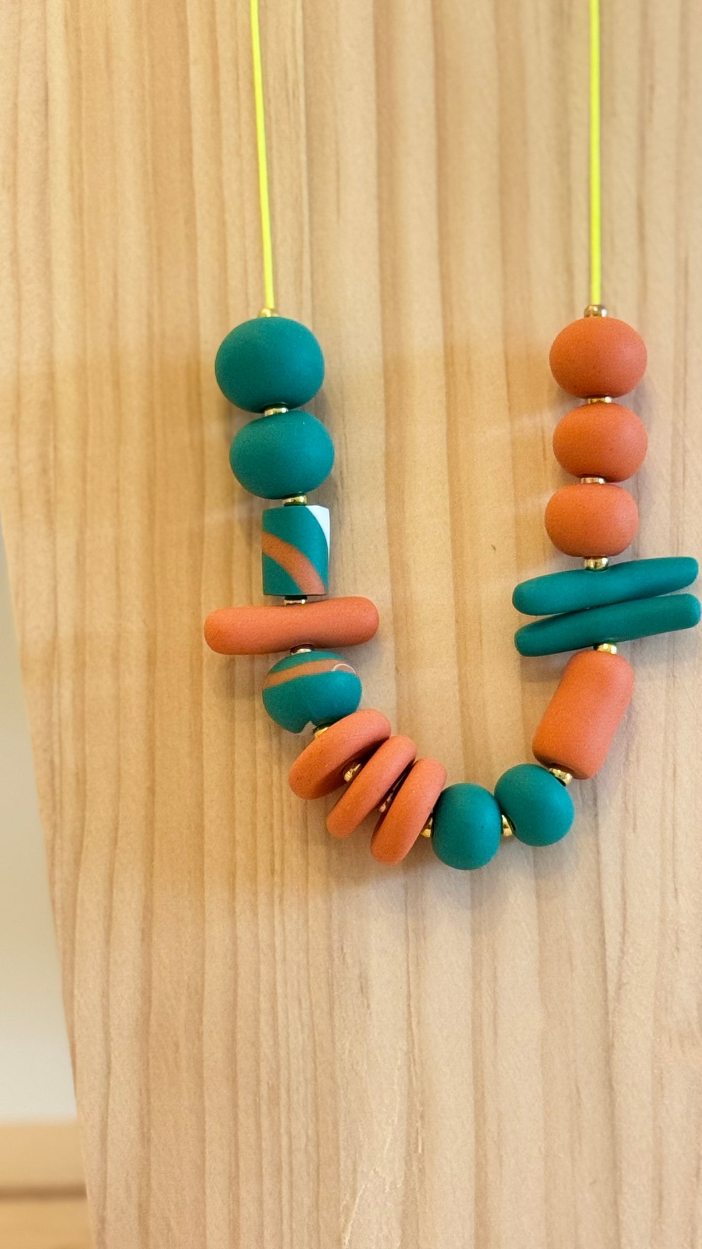 Hampstead Haze - Handmade Polymer Clay Necklace