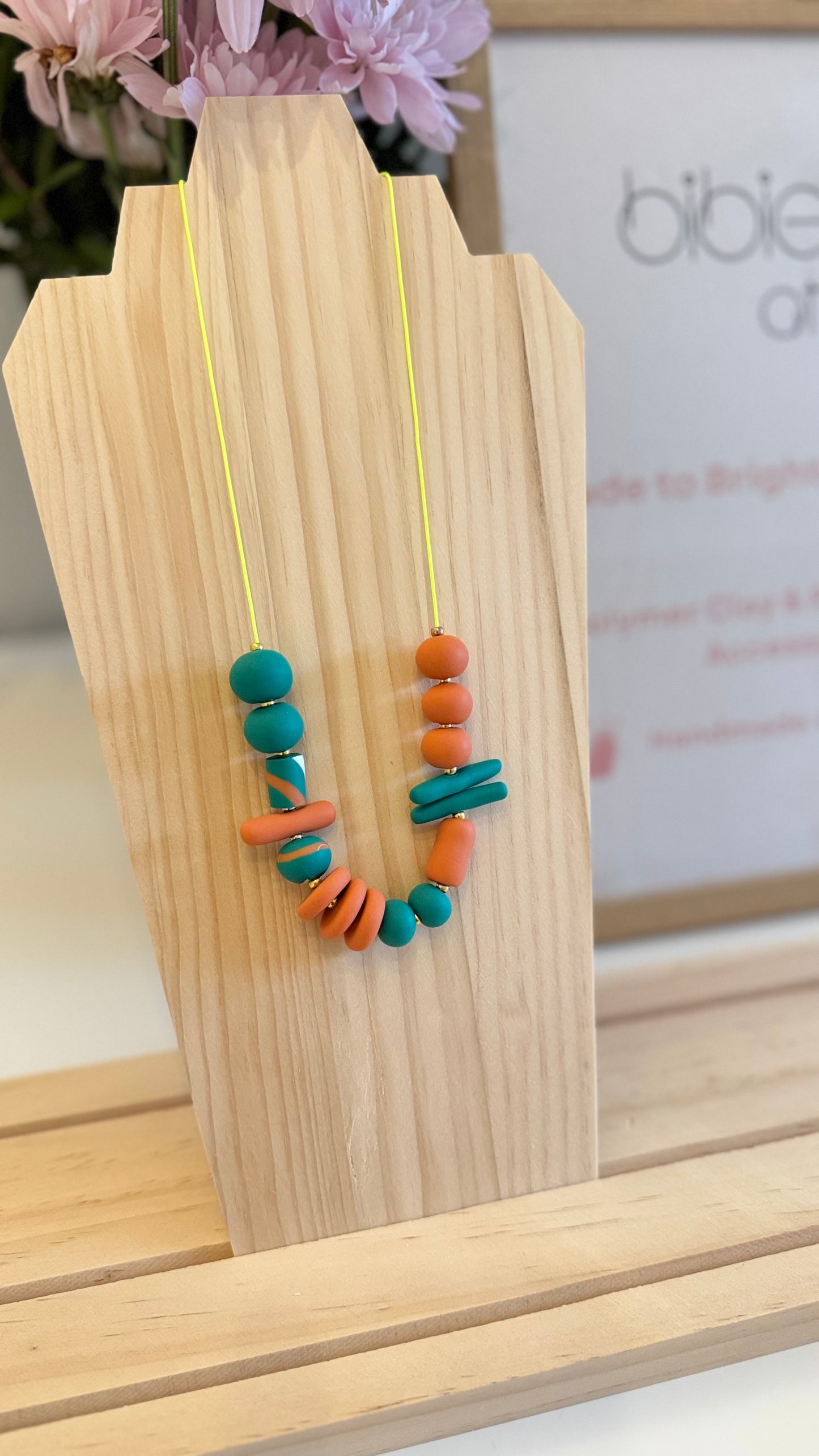 Hampstead Haze - Handmade Polymer Clay Necklace