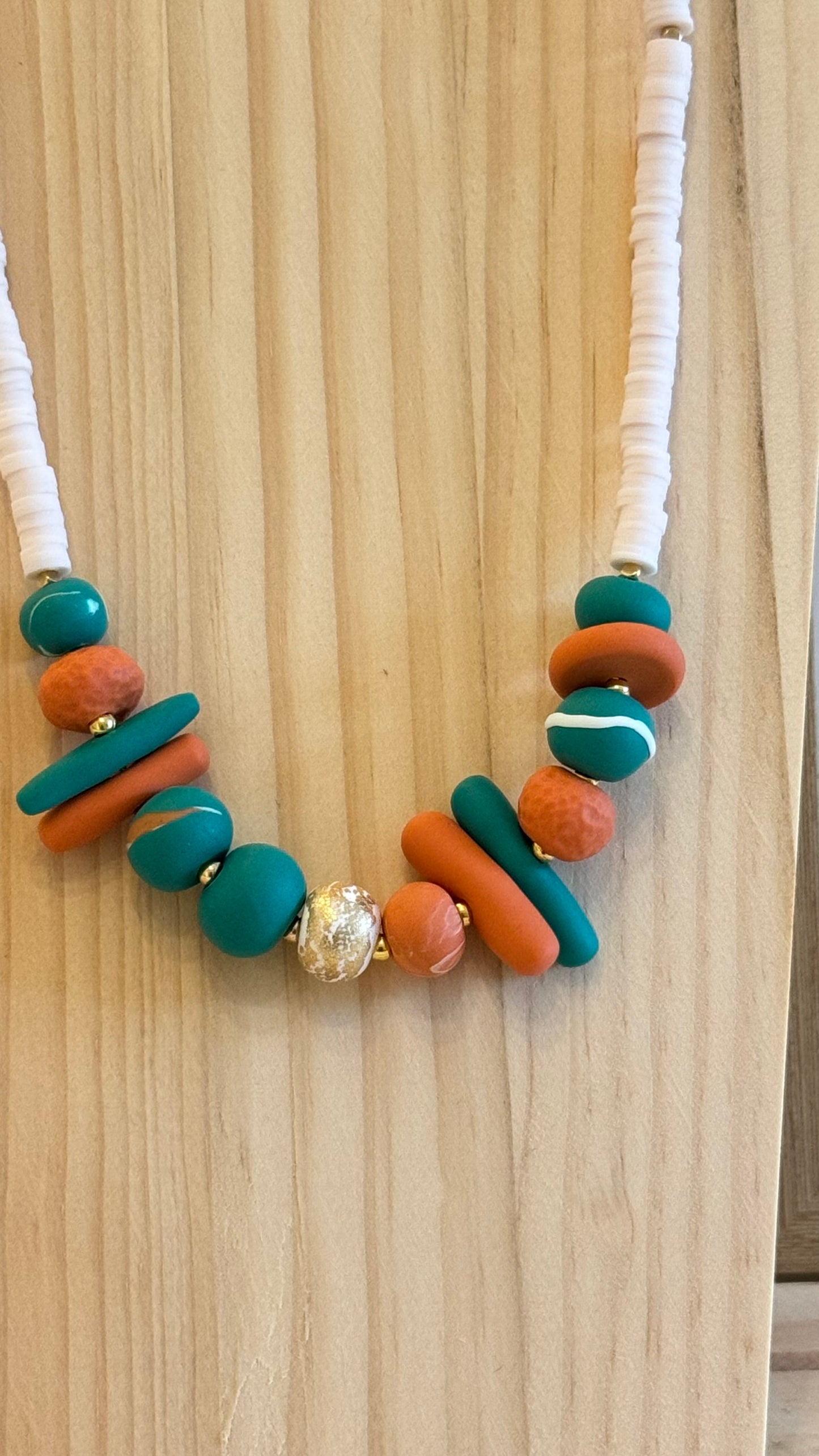 Shine On - Handmade Polymer Clay Necklace