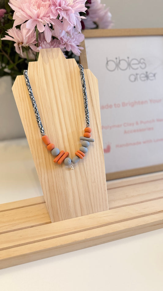 Playful Spirit - Handmade Polymer Clay Necklace