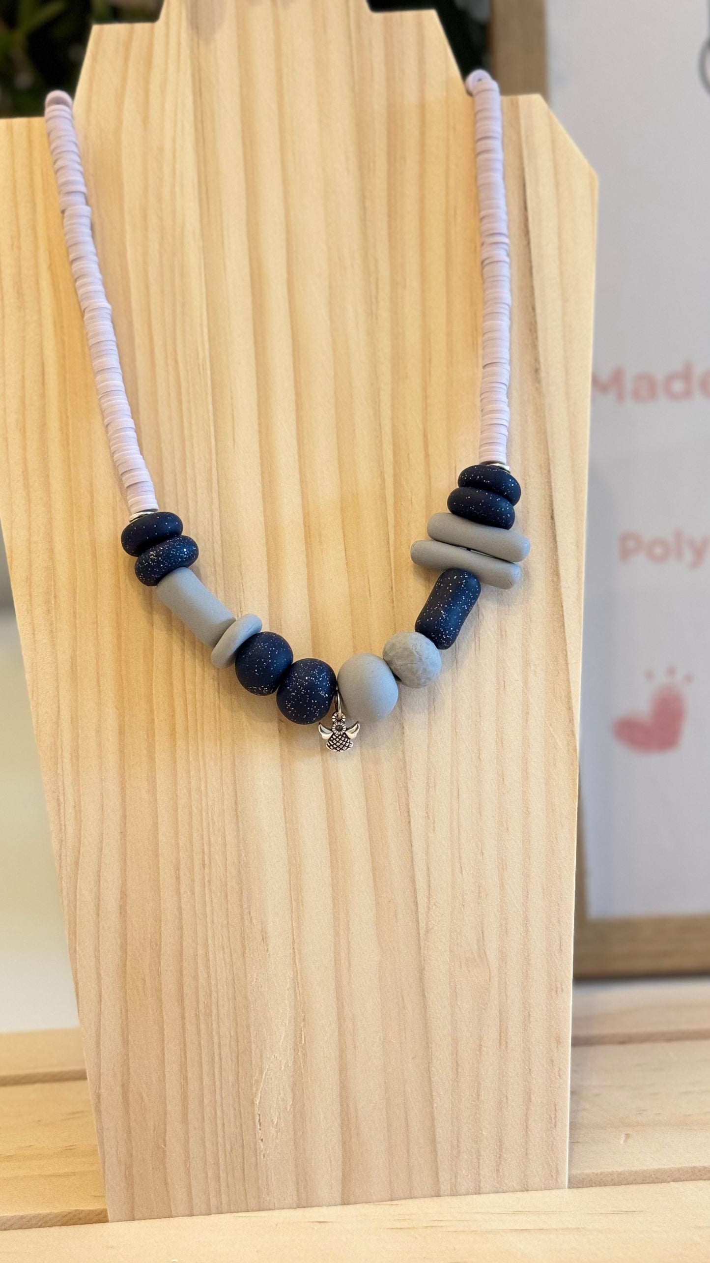 Feel Good - Handmade Polymer Clay Necklace