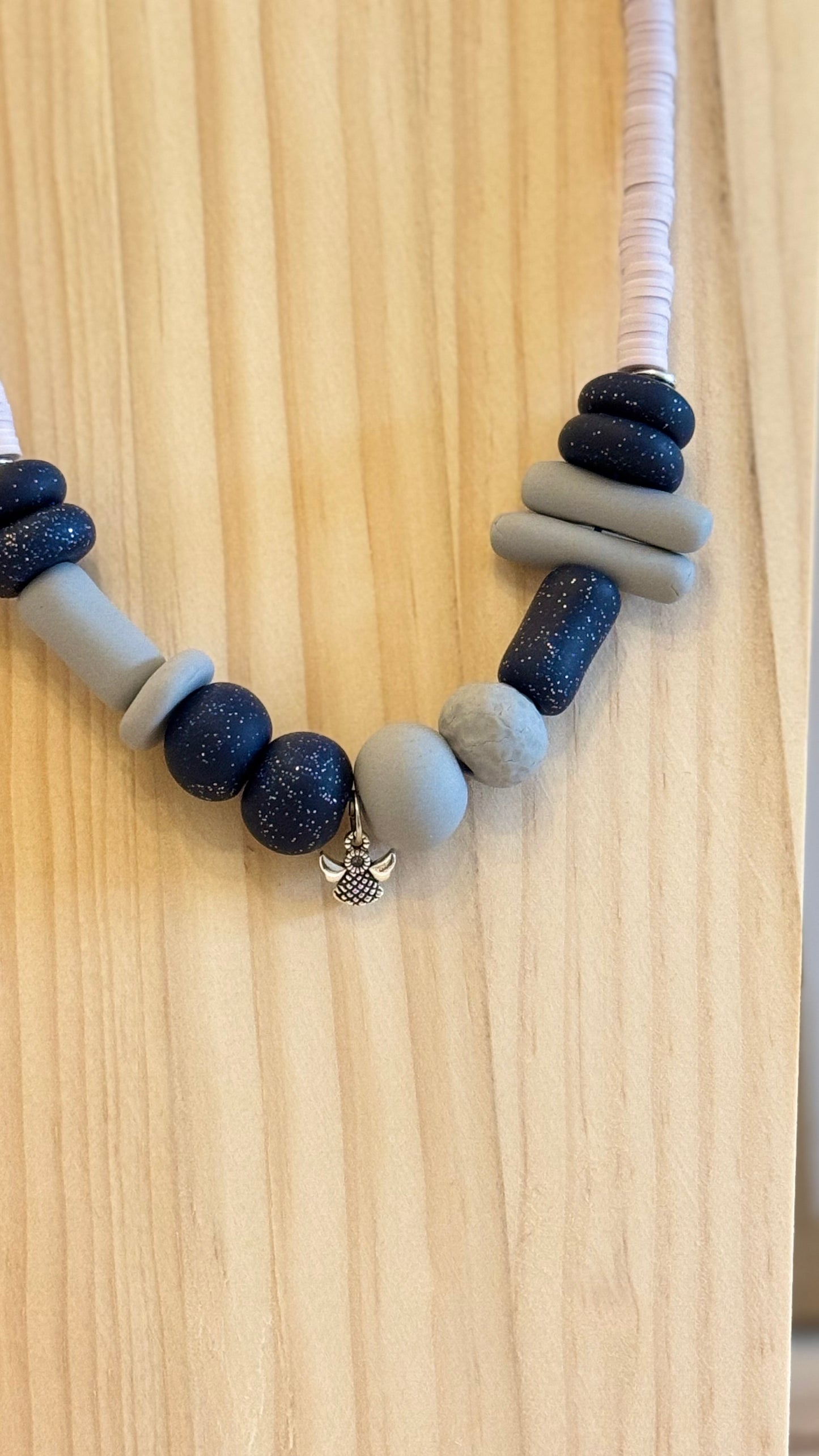 Feel Good - Handmade Polymer Clay Necklace