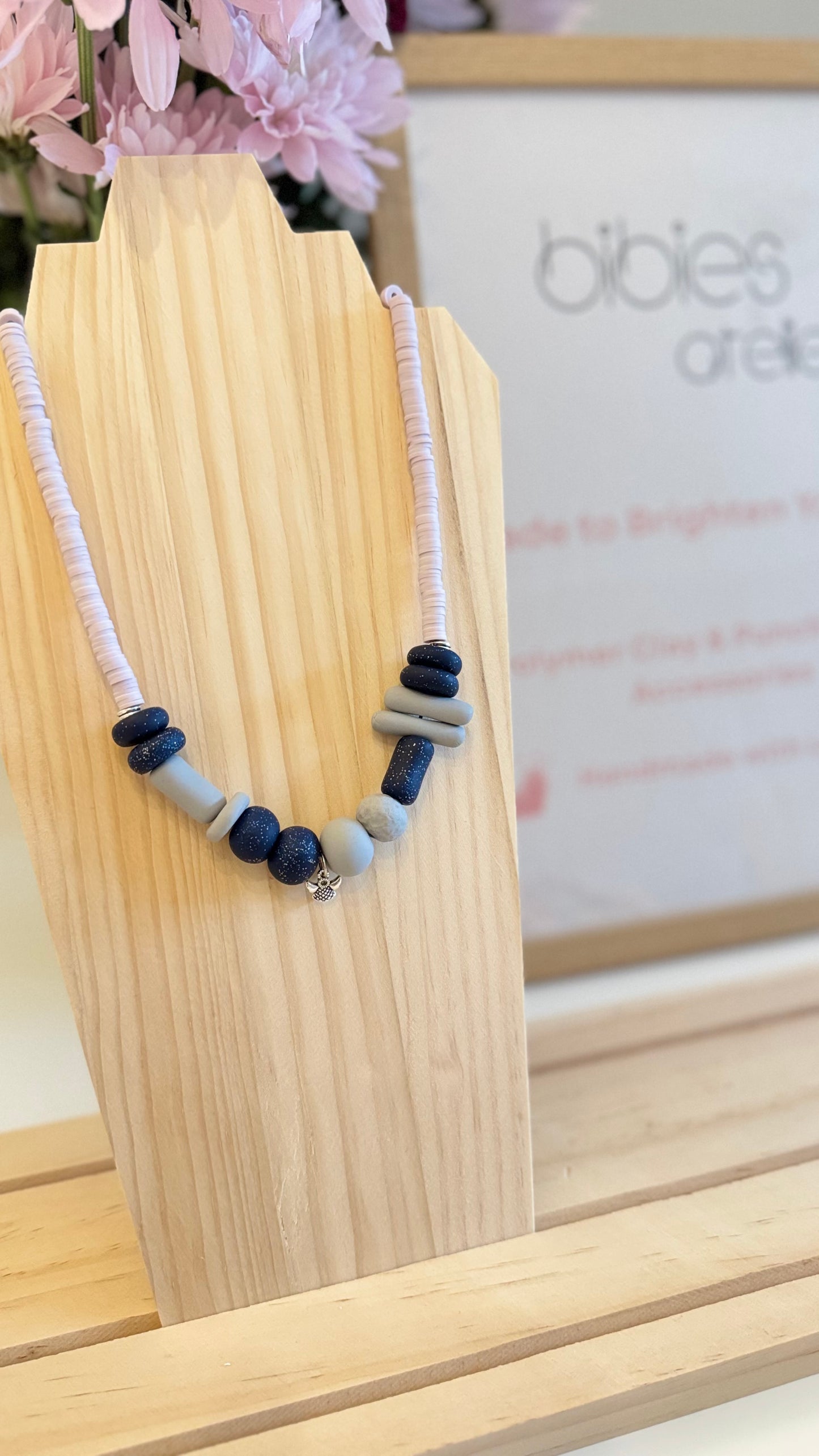 Feel Good - Handmade Polymer Clay Necklace