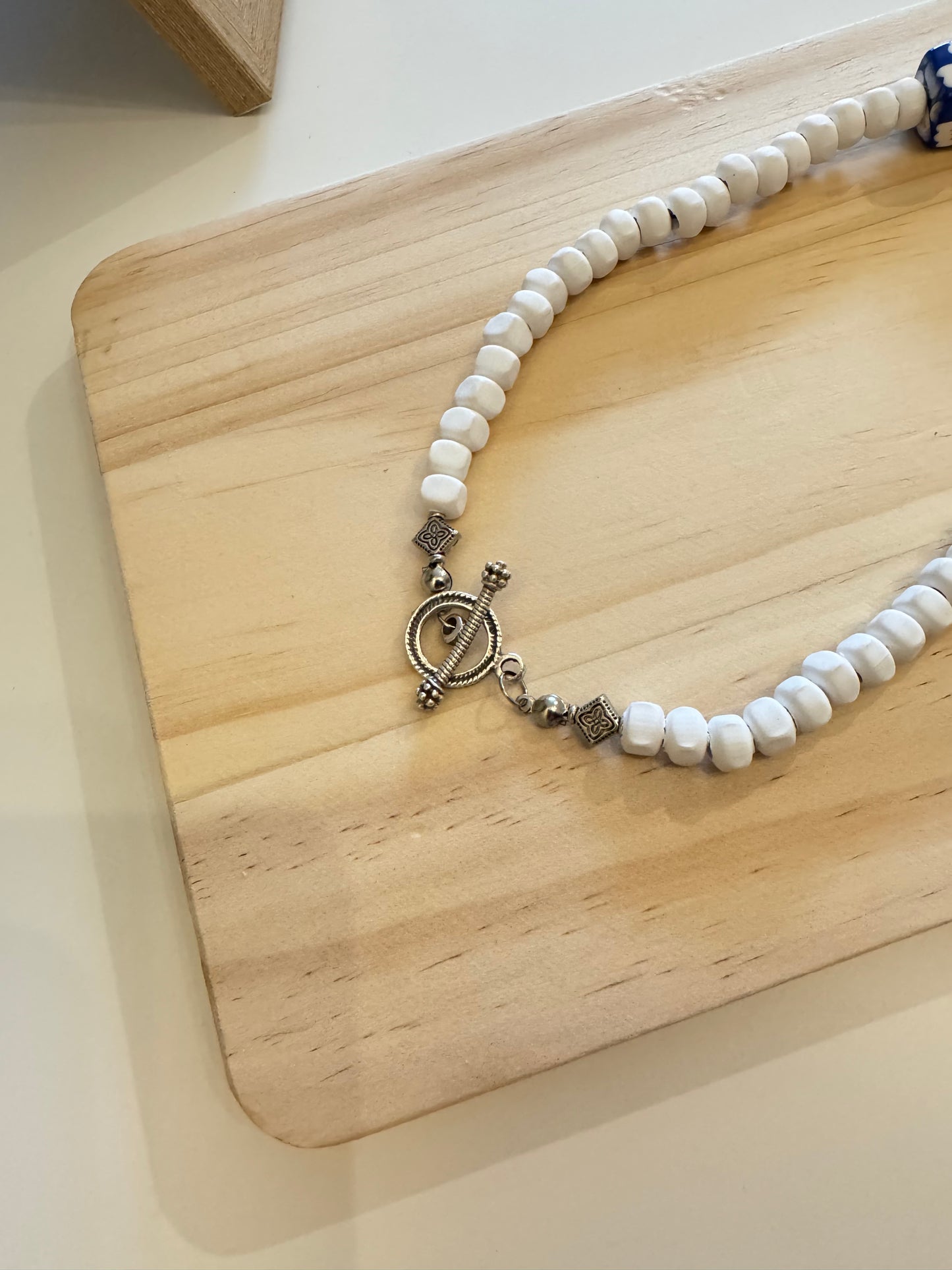 Portobello Bloom - Handmade Polymer Clay Necklace