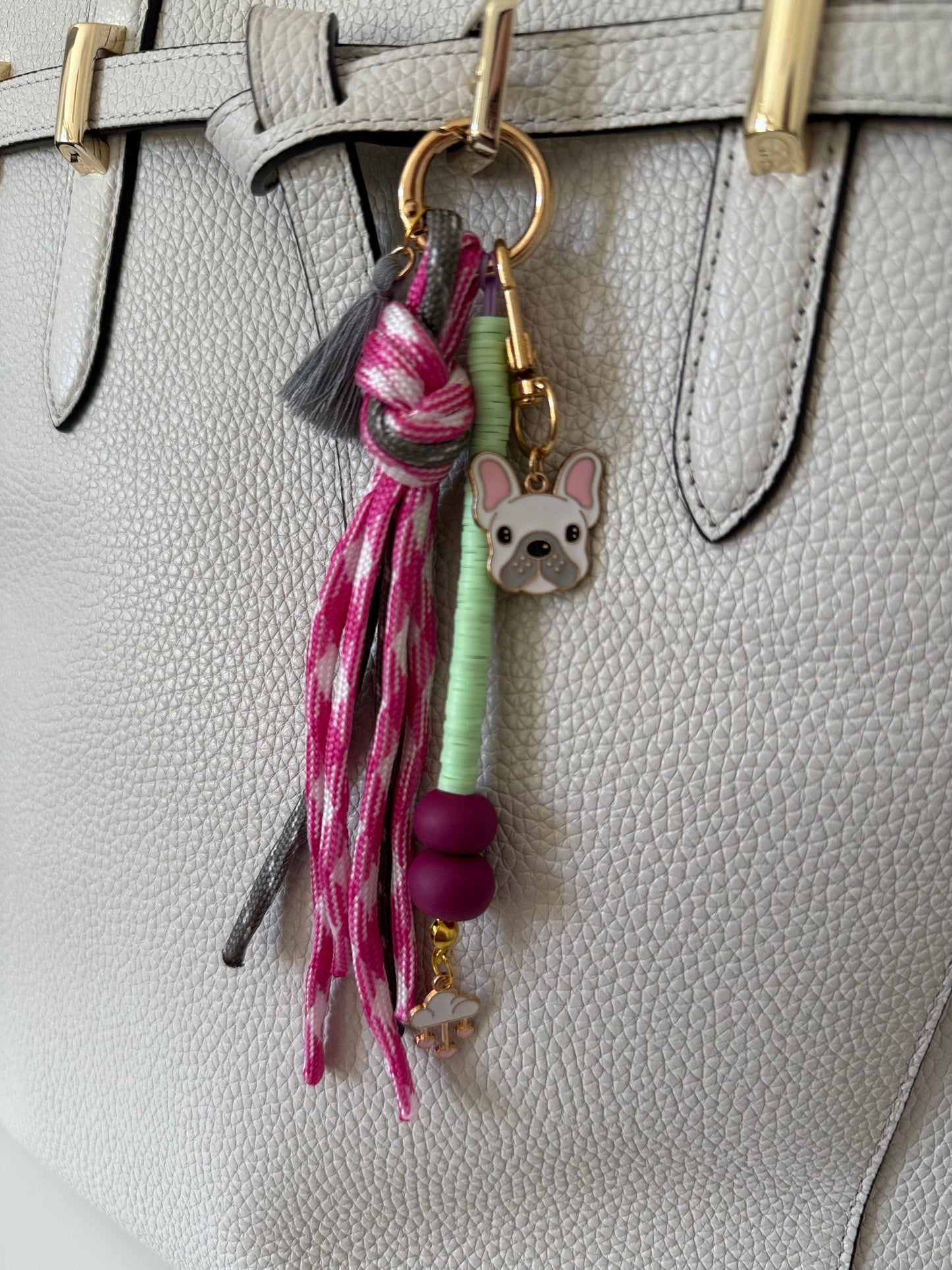 French Pinky Bag Charm
