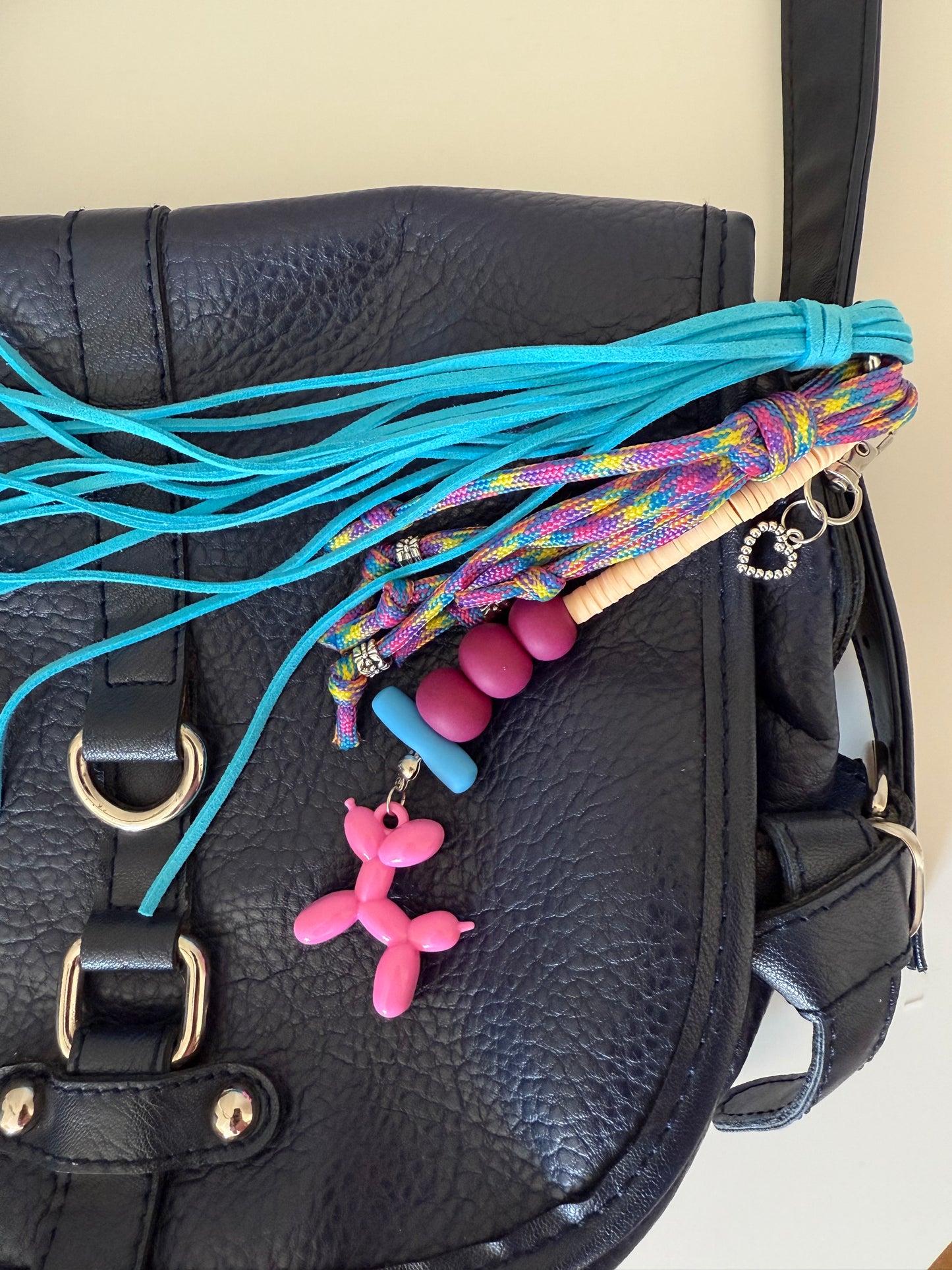 Pink Baloon Bag Charm