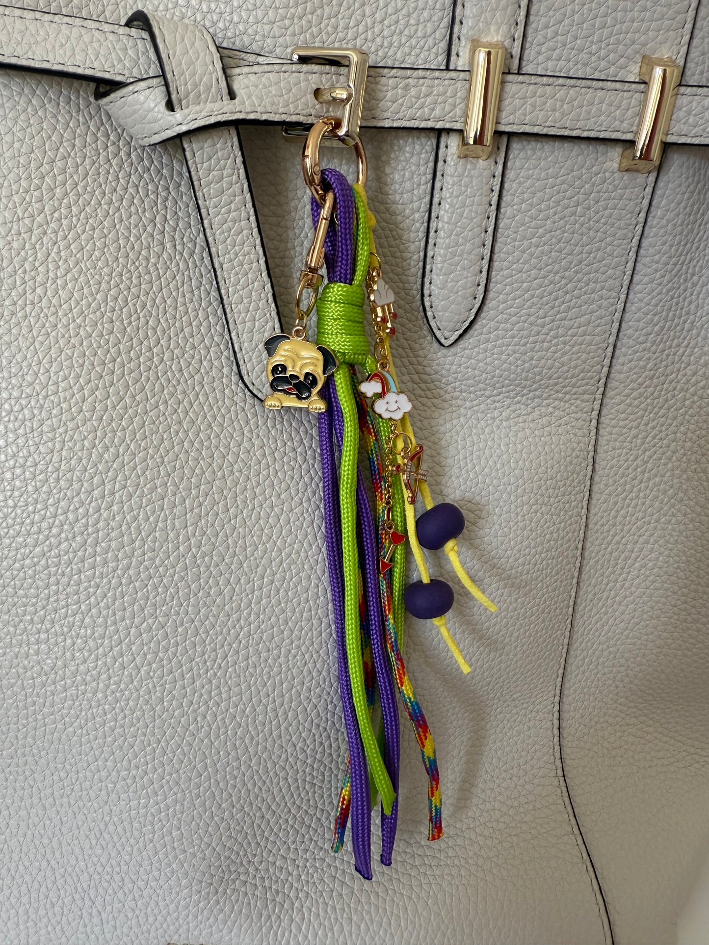 Purple Bag Charm