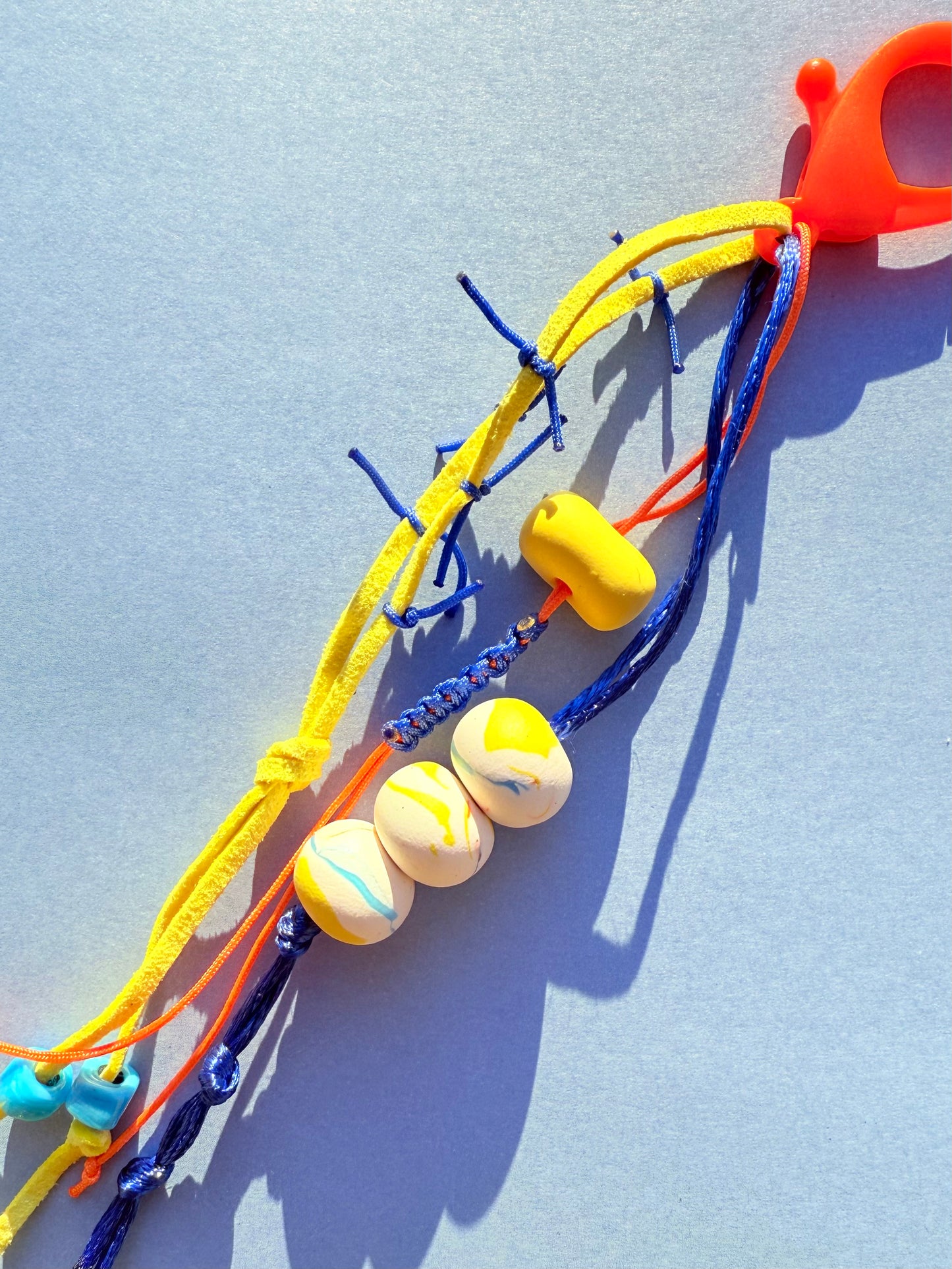 "SUMMER" Polymer Clay Bead Keychains – Colorful, Fun & Full of Personality