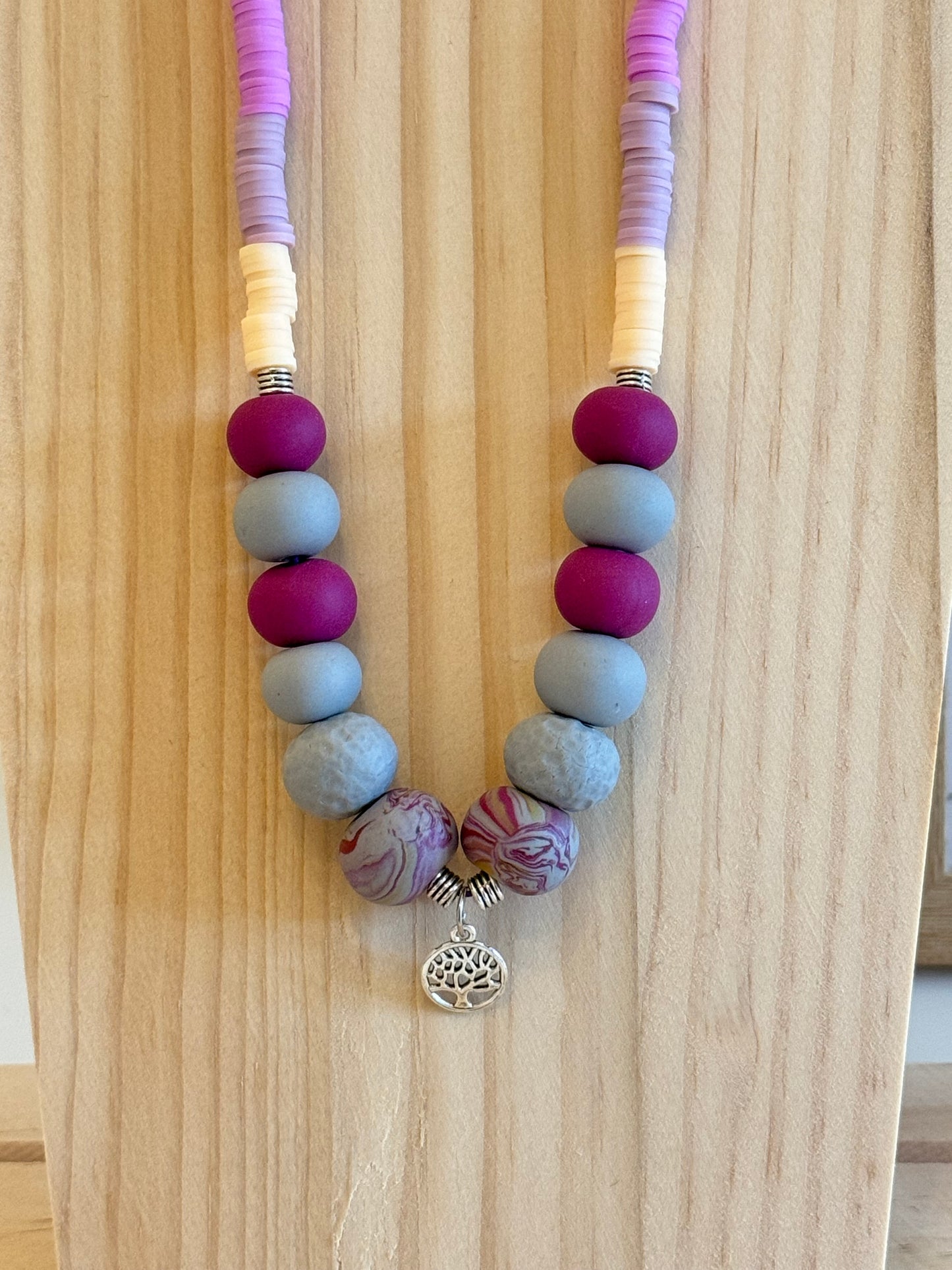 Honey Glow - Handmade Polymer Clay Necklace