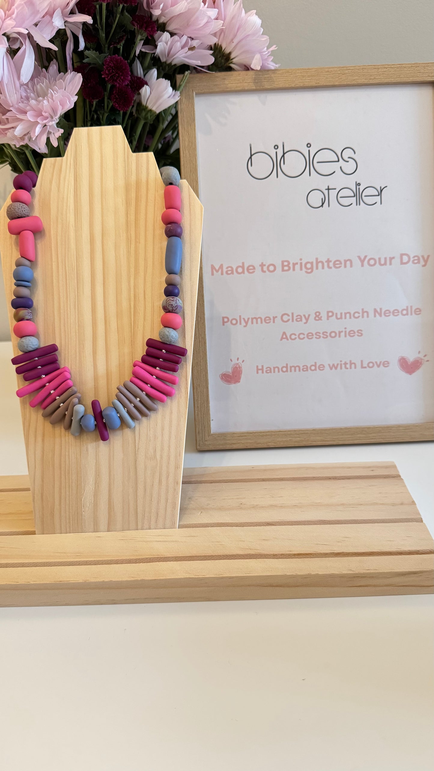 Jelly Sky - Handmade Polymer Clay Necklace