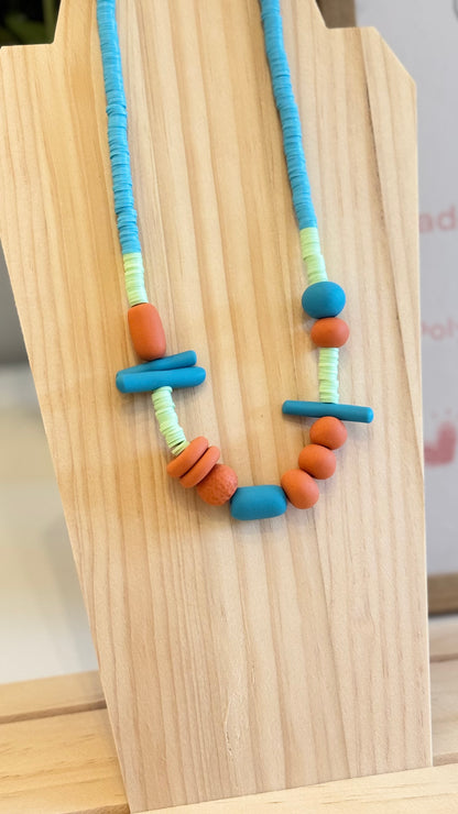 Camden Sunset - Handmade Polymer Clay Necklace