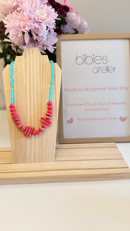 Notting Hill Mood - Handmade Polymer Clay Necklace