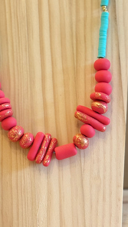 Notting Hill Mood - Handmade Polymer Clay Necklace