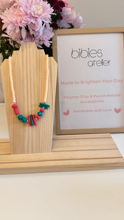 Shoreditch Spark - Handmade Polymer Clay Necklace