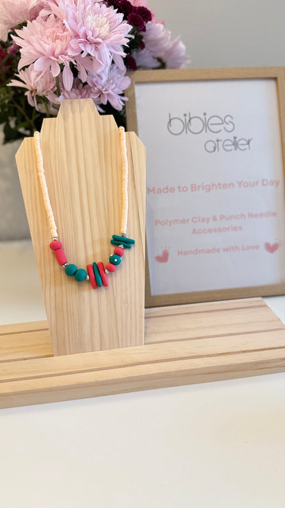 Shoreditch Spark - Handmade Polymer Clay Necklace