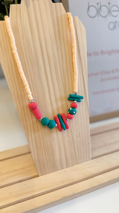 Shoreditch Spark - Handmade Polymer Clay Necklace