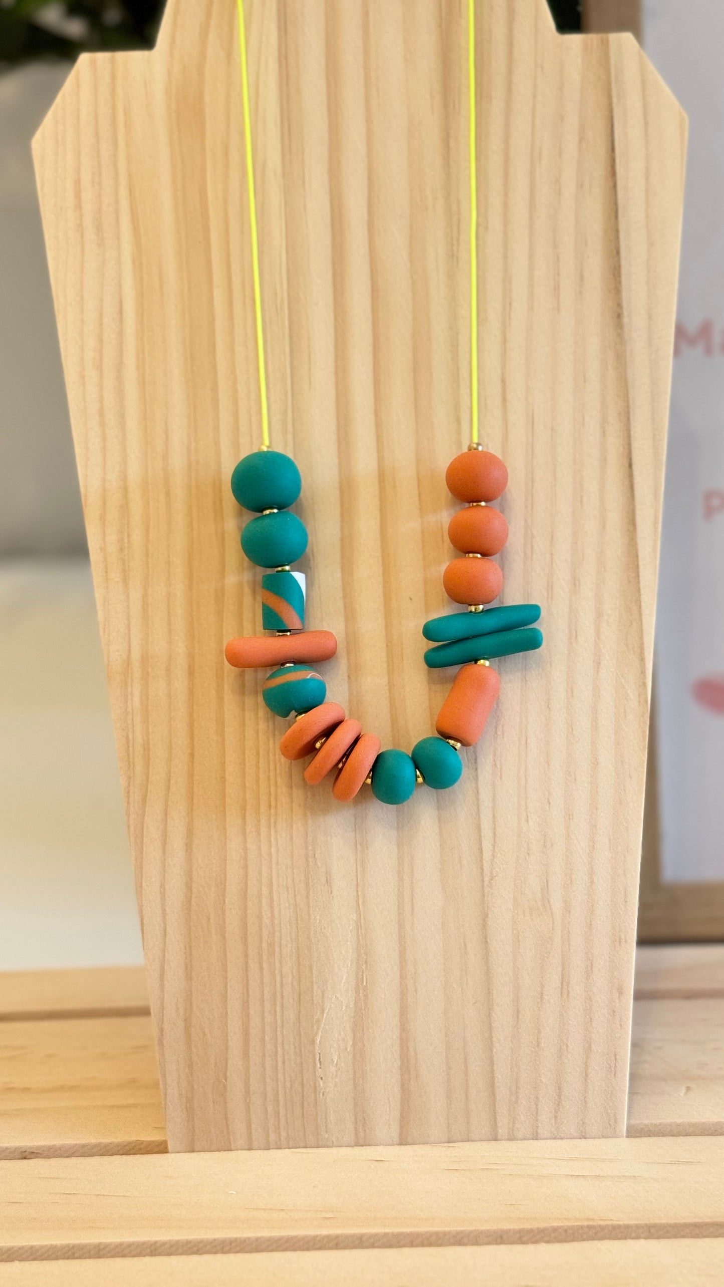 Hampstead Haze - Handmade Polymer Clay Necklace