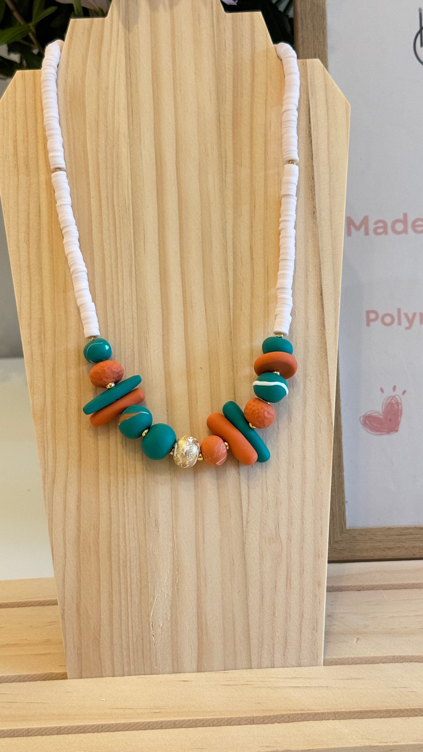 Shine On - Handmade Polymer Clay Necklace