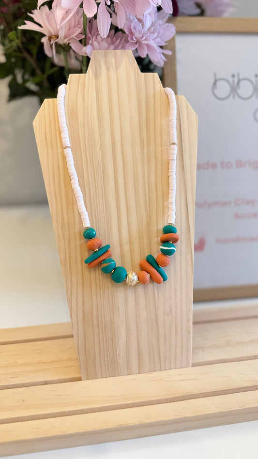 Shine On - Handmade Polymer Clay Necklace