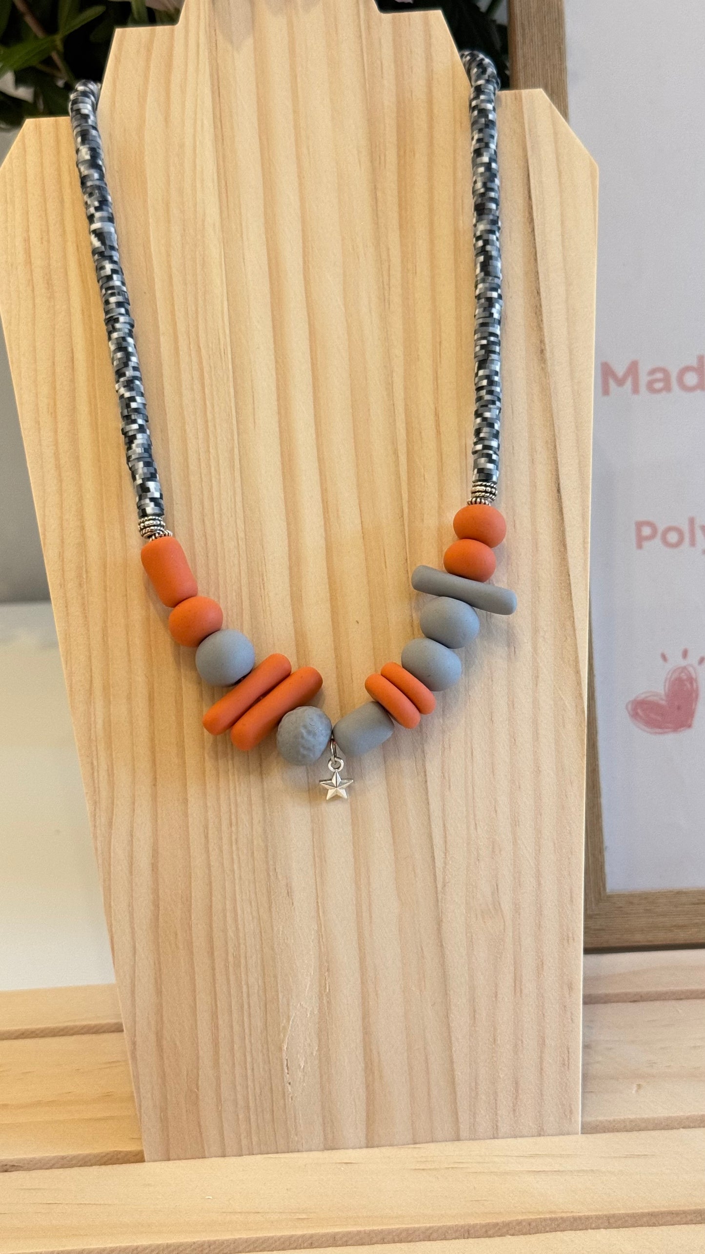 Playful Spirit - Handmade Polymer Clay Necklace