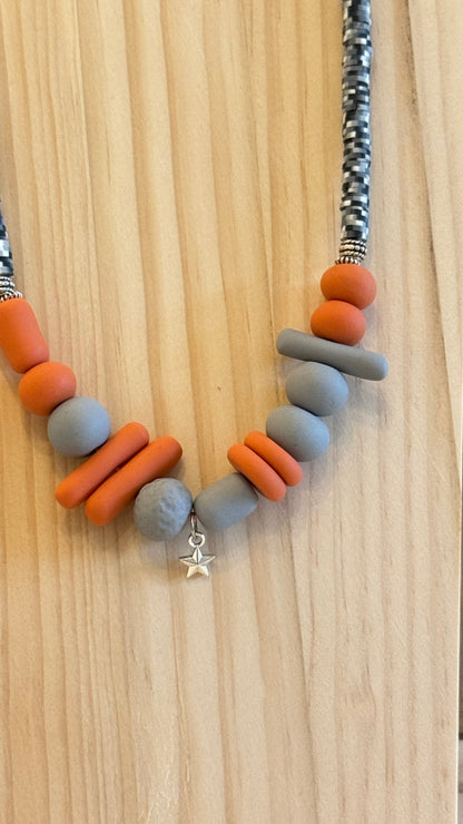 Playful Spirit - Handmade Polymer Clay Necklace