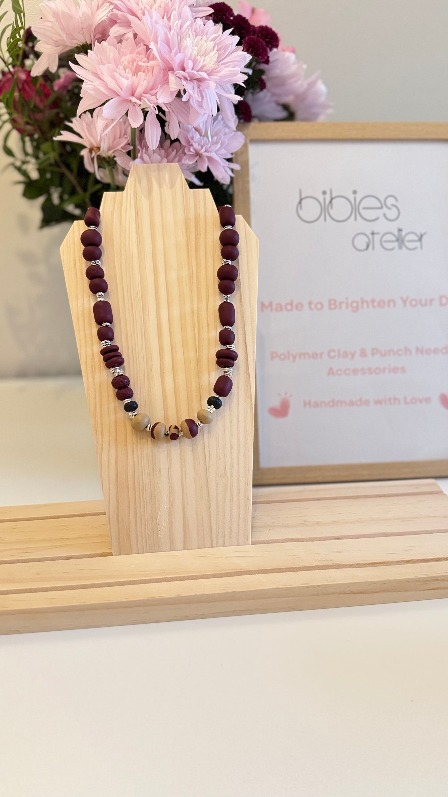 Little Moments - Handmade Polymer Clay Necklace