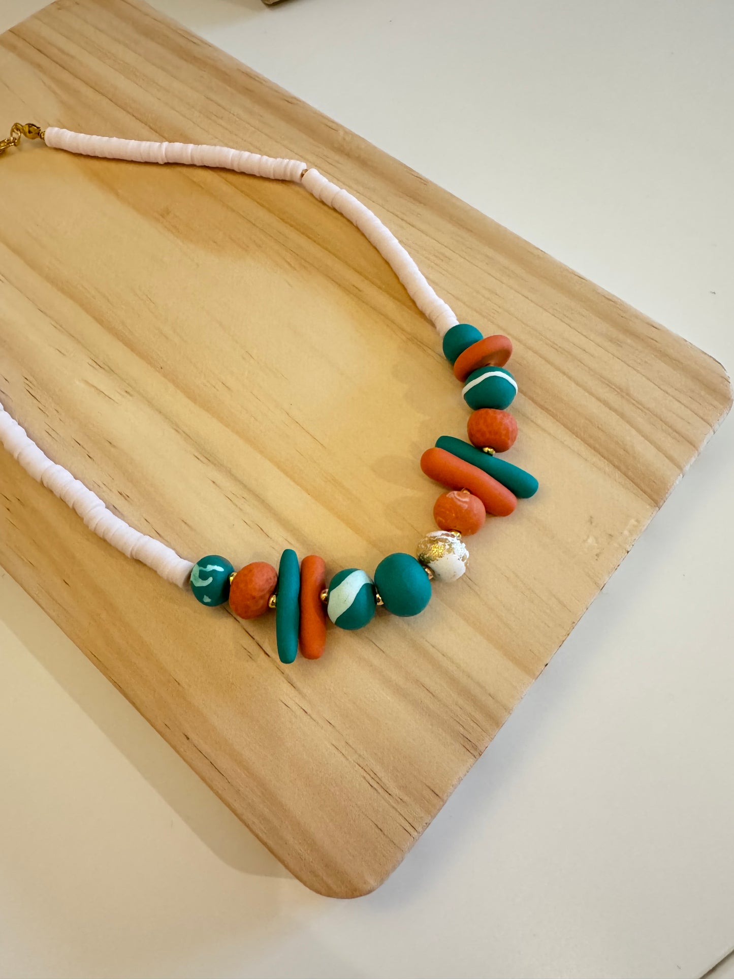 Shine On - Handmade Polymer Clay Necklace