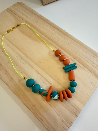 Hampstead Haze - Handmade Polymer Clay Necklace