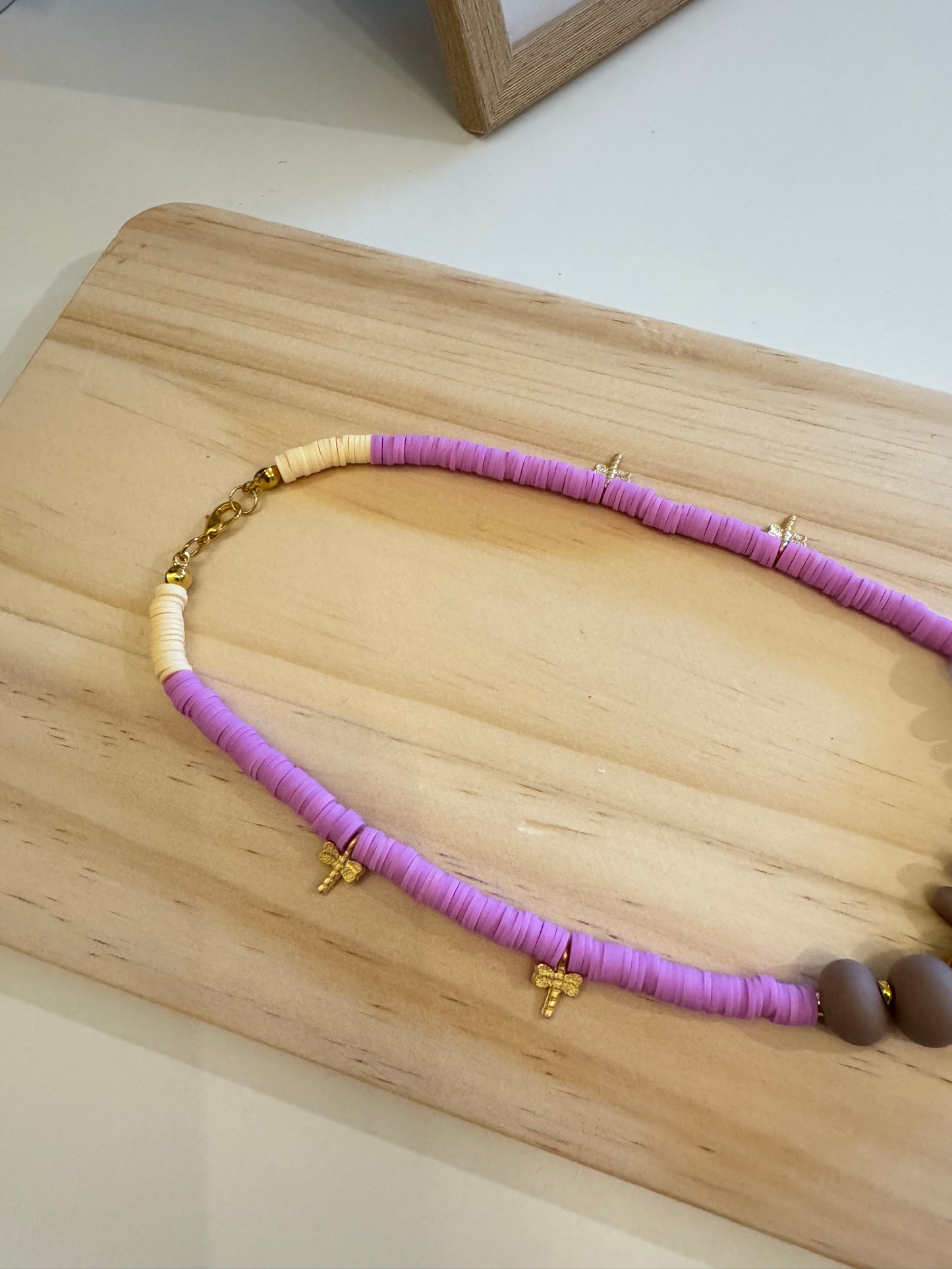 Wish Me Luck - Handmade Polymer Clay Necklace