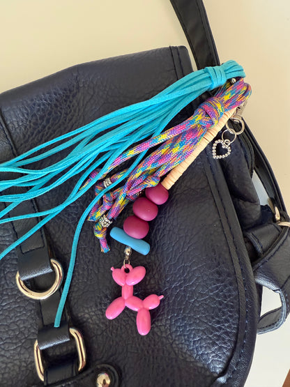 Pink Baloon Bag Charm