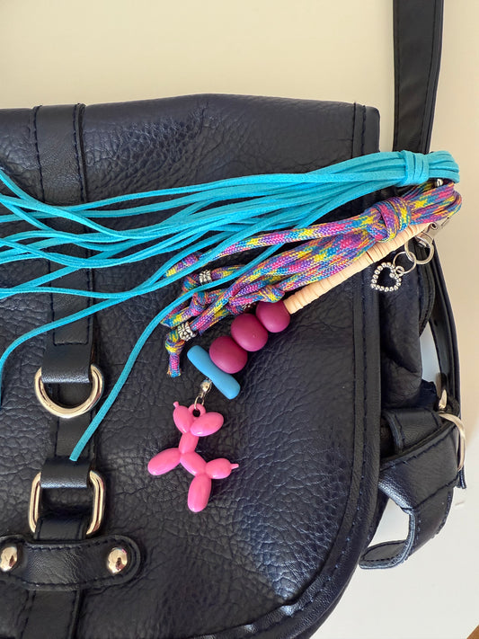 Pink Baloon Bag Charm