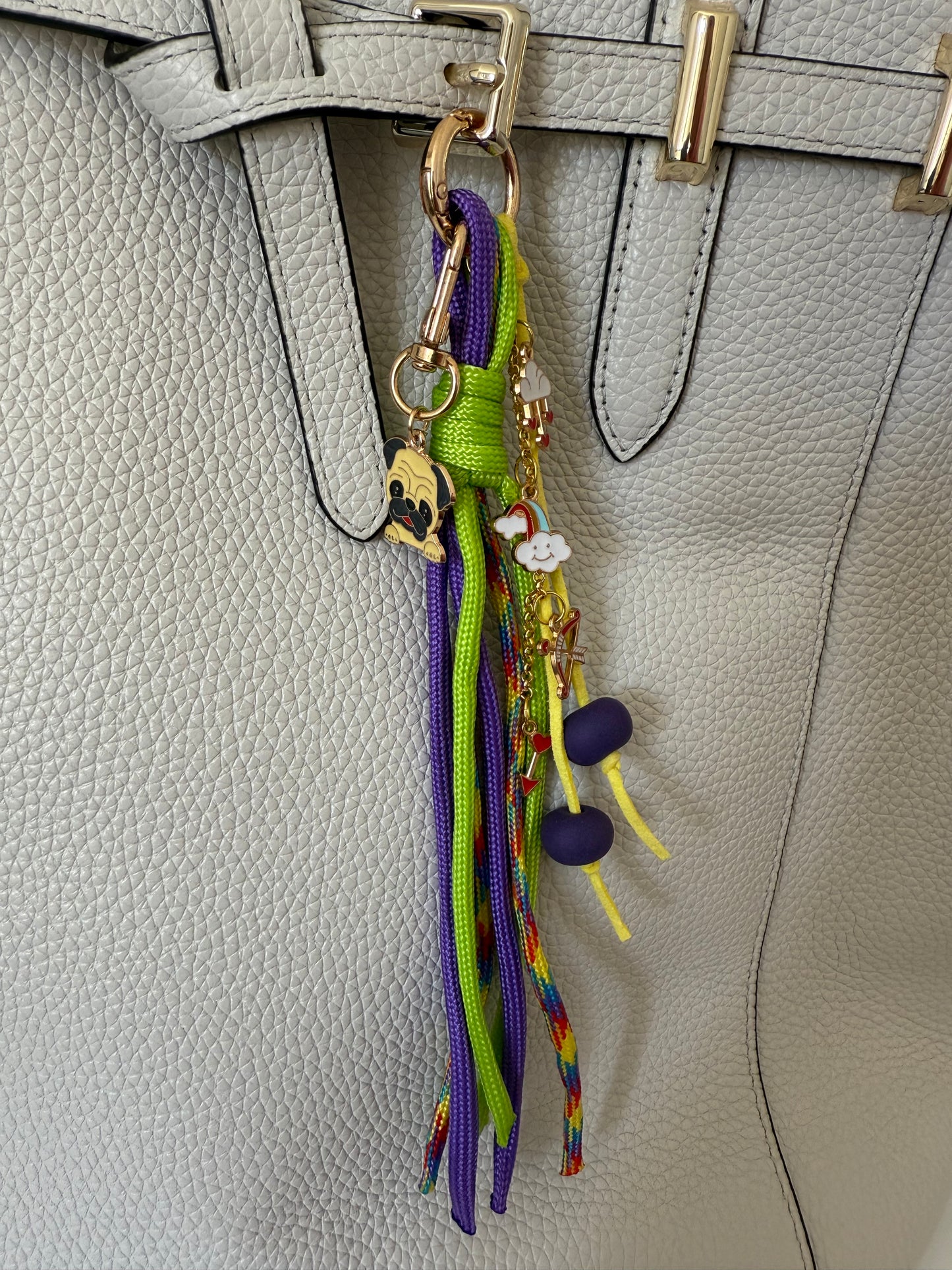 Purple Bag Charm