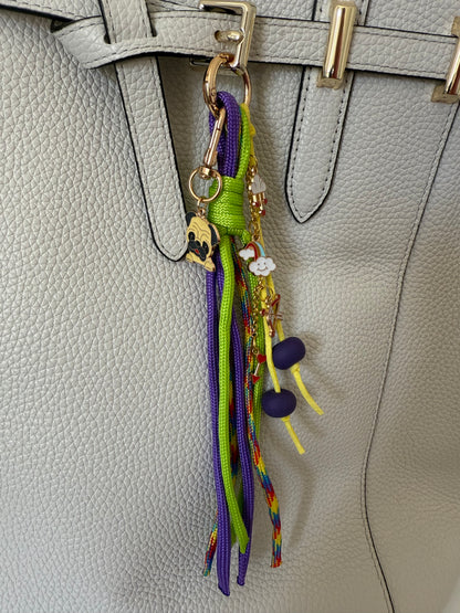 Purple Bag Charm