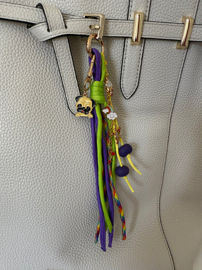 Purple Bag Charm