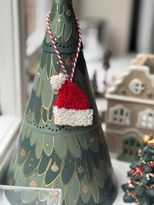 Handmade Mini Santa Hat Christmas Ornament – Festive, Cute & Full of Holiday Cheer