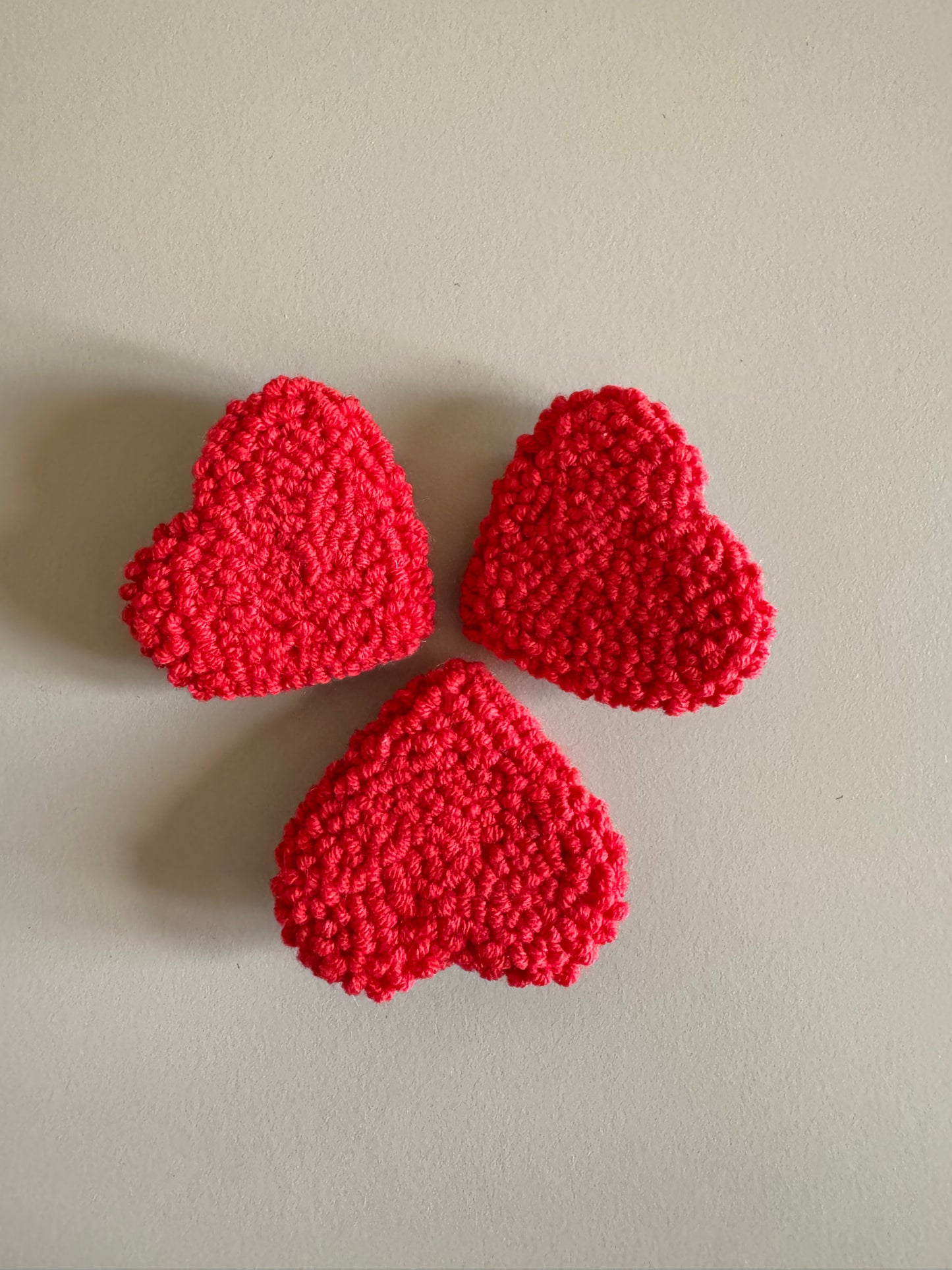 Heart Punch Needle Pin – Handmade, Sweet & Full of Love